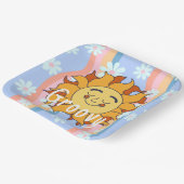 溝深い夏 ペーパープレート (傾斜あり)