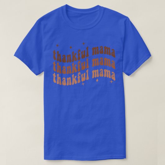 溝深い感謝ママ秋秋の感謝祭ママ Tシャツ (デザイン正面)
