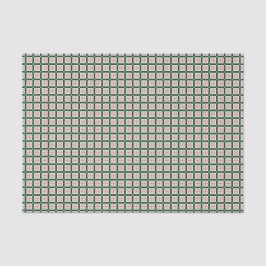 溝深い民俗ボヘミアン折衷的クリスマスパターン 薄葉紙 (正面)