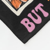 溝深い精神的に悪いが完全にハロウィーンSkを冷やす フリースブランケット (角)