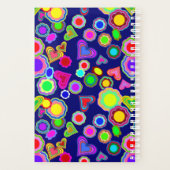 溝状のハートと花 プランナー手帳 (裏面)