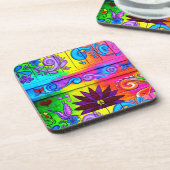 溝状のヒッピー・コースター コースター (左側)