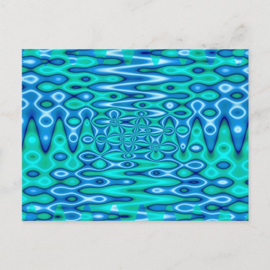 溝状の水平線 ポストカード (正面)