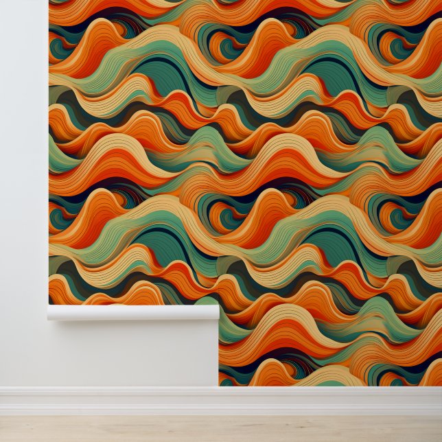 溝状の花柄 壁紙 (アプリケーション)