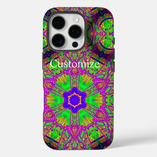 溝状の6点星 Case-Mate iPhoneケース (裏面)