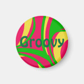 溝状サイケデリック磁石 マグネット (正面)