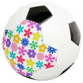 溝状レトロ花 サッカーボール (3/4)