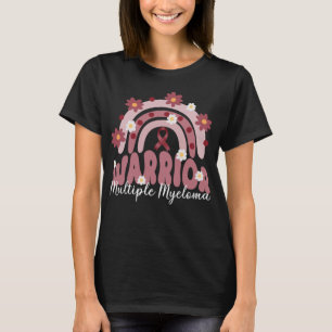 溝状多発性骨髄腫戦士レインボーブラワー Tシャツ