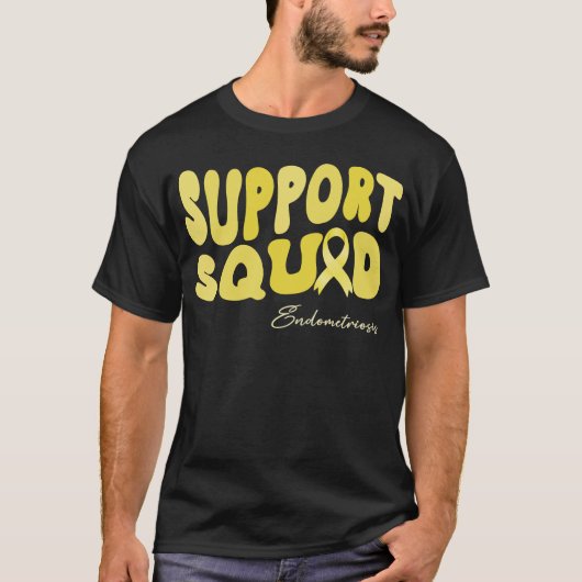 溝状支持分子子宮内膜症認識度 Tシャツ (正面)