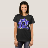 溝状運動性戦士レインボーフラワー Tシャツ (正面フル)