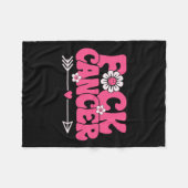 溝状Fckがん フリースブランケット (正面(横))