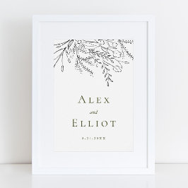 溢れるブーケの結婚式 ポスター