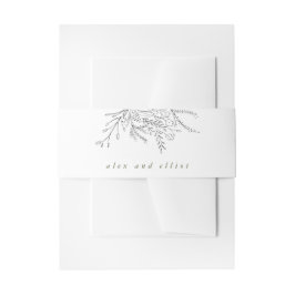 溢れる結婚花束 招待状ベリーバンド