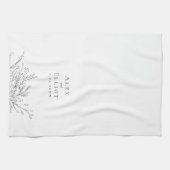 溢れる花束 ウェディング キッチン タオル (横)