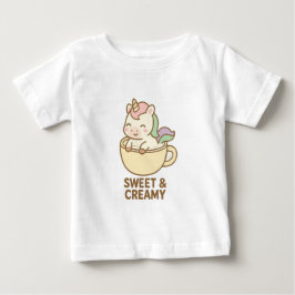 溢れ出す魔法 – ベイビーユニコーンの喜び ベビーTシャツ