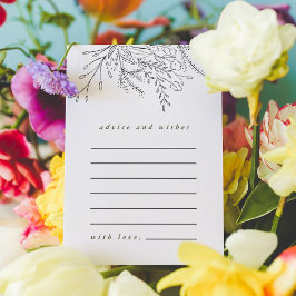 溢れ出るブーケアドバイスとウィッシュズカード 案内ポストカード