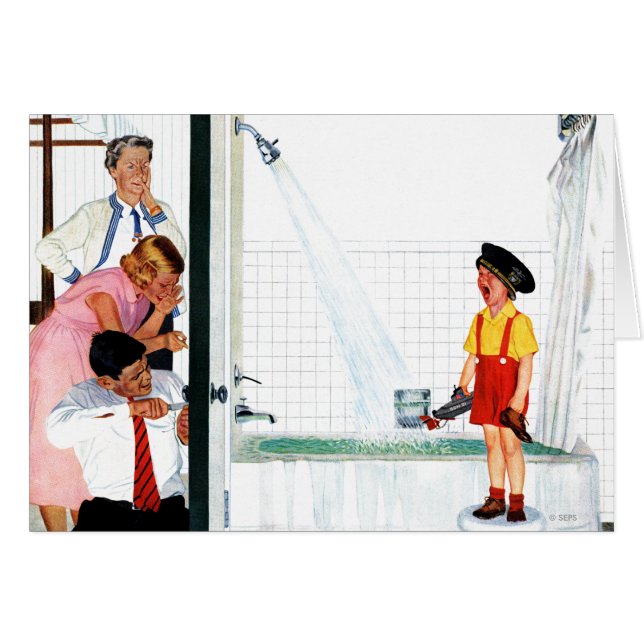 溢れ出る浴槽 (正面横)