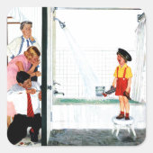 溢れ出る浴槽 スクエアシール (正面)