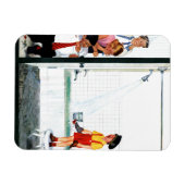 溢れ出る浴槽 マグネット (横)