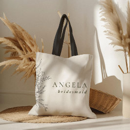 溢れ出る花束の花嫁 トートバッグ