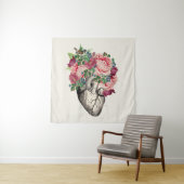 溢れ出る解剖学的ハート タペストリー (インサイチュ)