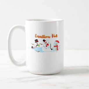 溶おもしろい解雪だるま コーヒーマグカップ
