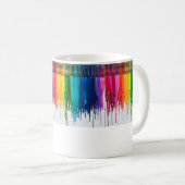 溶かされたクレヨンmu コーヒーマグカップ (正面右)