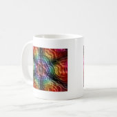 溶かされたプラスチック コーヒーマグカップ (正面左)