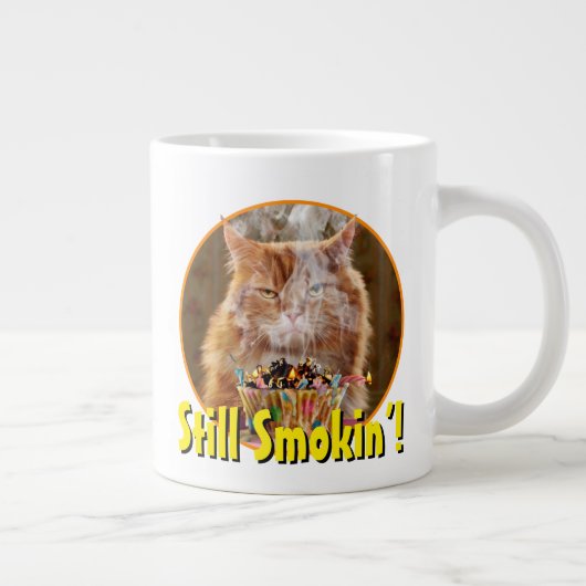 溶かしおもしろいた誕生日のカップケーキ ジャンボコーヒーマグカップ (右)