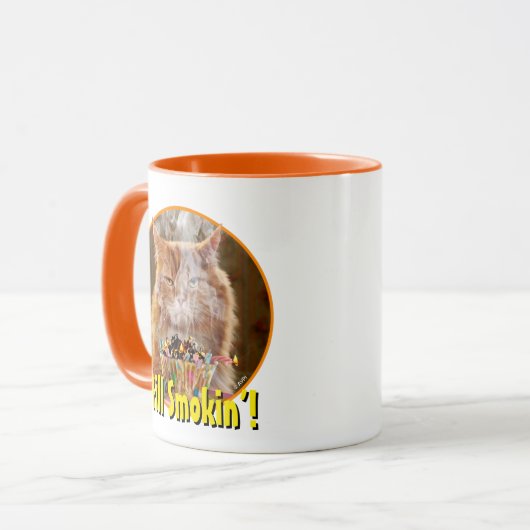 溶かしおもしろいた誕生日のカップケーキ マグカップ (正面左)