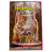 溶かしおもしろいた誕生日のカップケーキ ミディアムペーパーバッグ (正面)