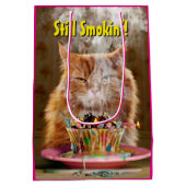 溶かしおもしろいた誕生日のカップケーキ ミディアムペーパーバッグ (裏面)