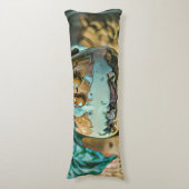 溶かしたチョコレートのアイスクリームショップスクープ ボディピロー (正面縦)