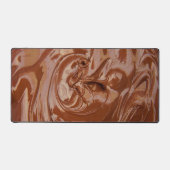 溶かしたチョコレートの質感 デスクマット (正面)