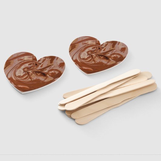 溶かしたチョコレートの質感 ハンドファン (組立なし)