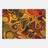 溶かしたチョコレート ラッピングペーパーシート (正面3)