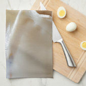 溶かしたチーズナチョおもしろい食品 キッチンタオル (四つ折り)