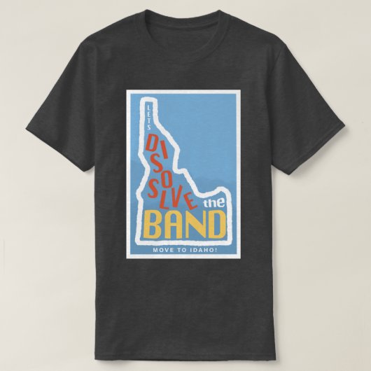 溶かす Tシャツ (デザイン正面)