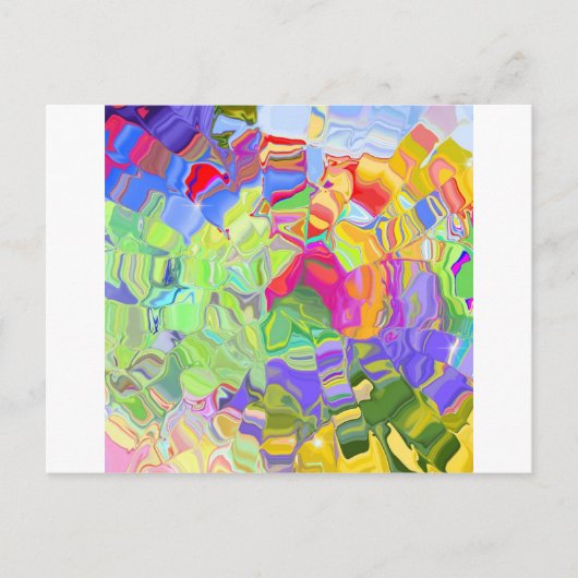溶けたクレヨン ポストカード (正面)
