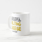 溶けたチーズの面白いマグカップ コーヒーマグカップ (正面左)
