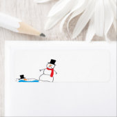 「溶けた相棒」ラベル ラベル (インサイチュ)