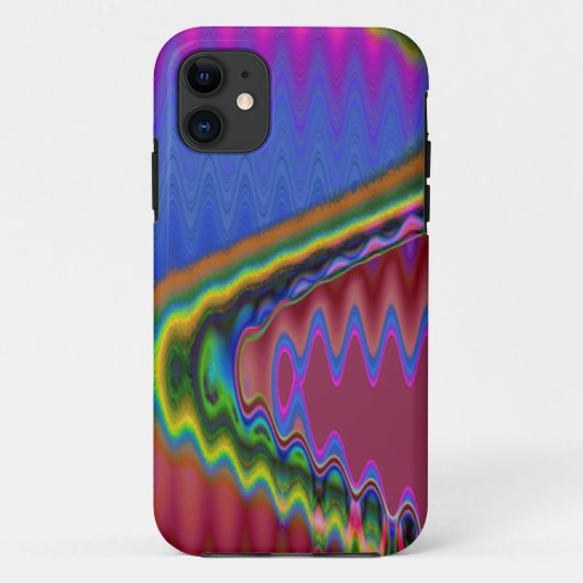 溶けた虹のiPhoneケース Case-Mate iPhoneケース (裏面)