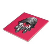 溶けた赤い目：超現実的な恐怖 タイル (側面)