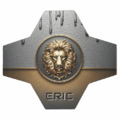 溶けた金属のゴールドライオン🦁 サッカーボール (フラット)