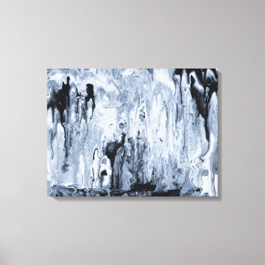 溶けた闇 キャンバスプリント (正面)