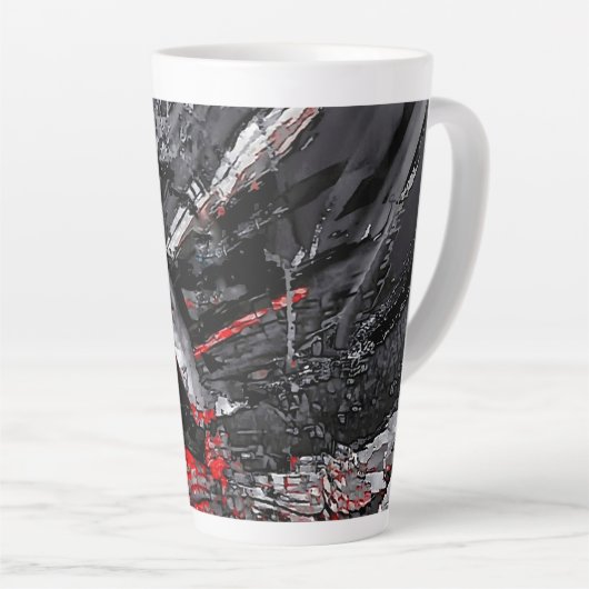 溶けた魂 カフェラテマグ (右アングル)