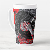 溶けた魂 カフェラテマグ (左アングル)