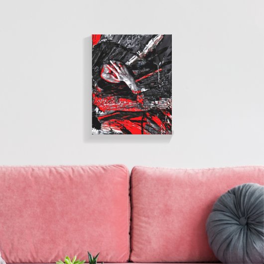 溶けた魂 キャンバスプリント (インサイチュ (リビング))