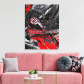 溶けた魂 キャンバスプリント (インサイチュ (リビング))