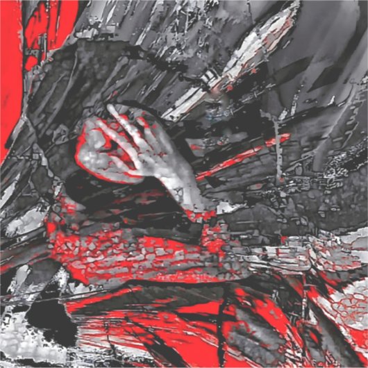 溶けた魂 シール (正面)